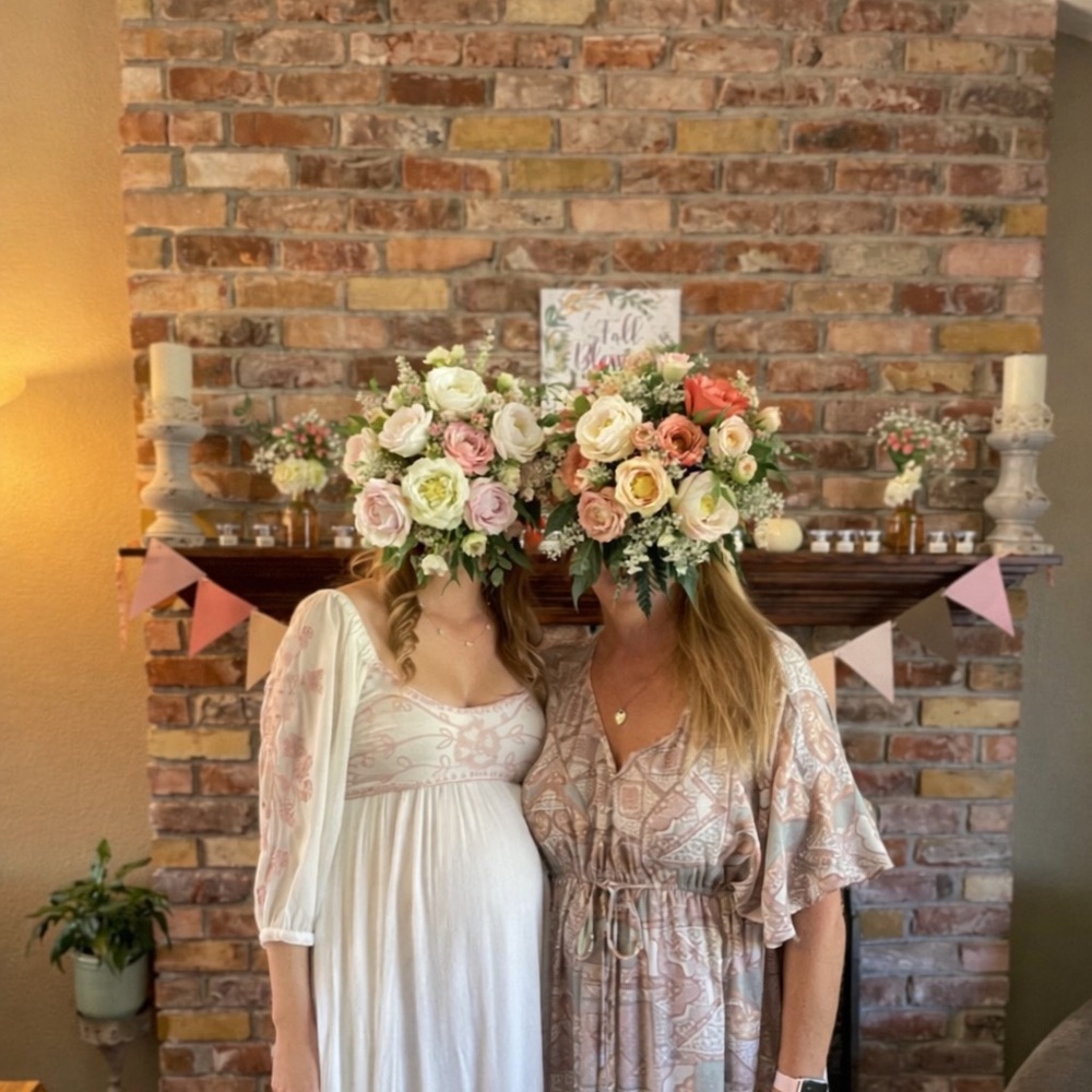 Free People Gauze White and light pink Embroidered Long Sleeve Dress custom slip - Picture 5 of 8